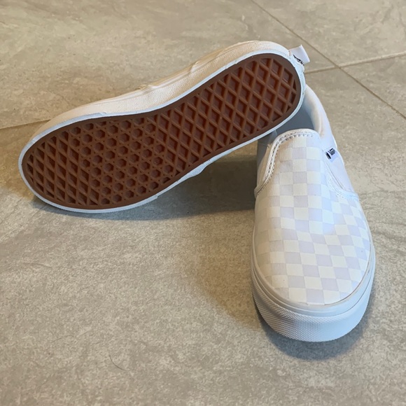 Vans Other - Girl’s White Vans LIKE NEW